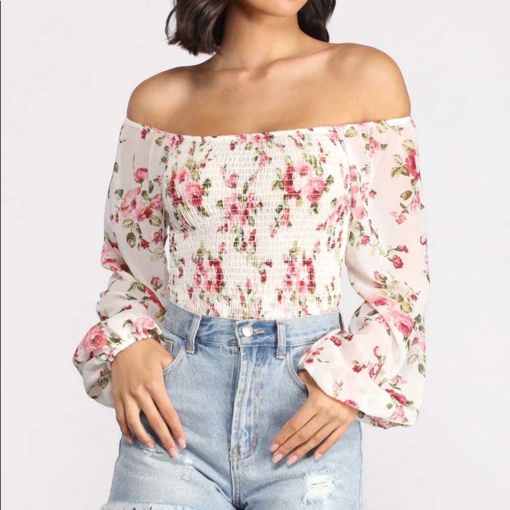 Floral Crop Top
